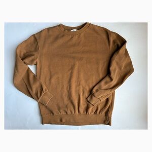 H&M Boys Basic Brown Crewneck Sweater - Size 16/18 (Used)